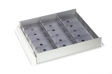 Einzellade Alumium für Laborkühlschrank - Medikamentenkühlschrank - aluminium