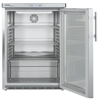 liebherr fkuv 1663 unterbaufähiger getraenkekuehlschrank aus edelstahl mit isolierglastür