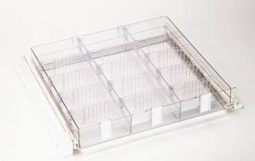 Einzellade Kunststoff transparent Medikamentenkühlschrank - Laborkühlschrank