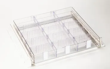 Einzellade Kunststoff transparent Medikamentenkühlschrank - Laborkühlschrank