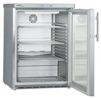 liebherr fkuv 1663 unterbaufähiger getraenkekuehlschrank aus edelstahl mit isolierglastür