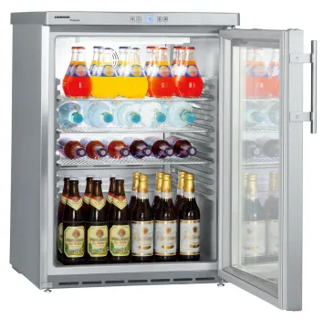 liebherr fkuv 1663 unterbaufähiger getraenkekuehlschrank aus edelstahl mit isolierglastür
