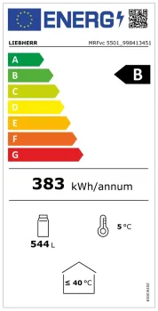 energielabel liebherr mrfvc 5501 getraenke kuehlschrank