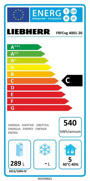 energielabel liebherr frfcvg 4001 perfection lagerkuehlschrank