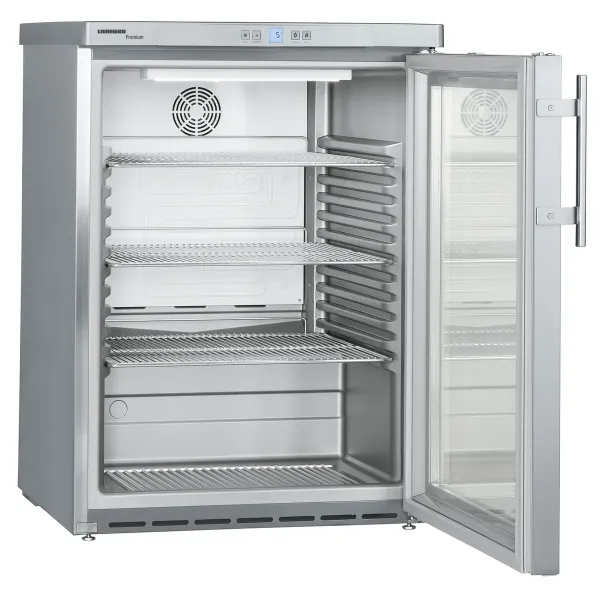 liebherr fkuv 1663 unterbaufähiger getraenkekuehlschrank aus edelstahl mit isolierglastür