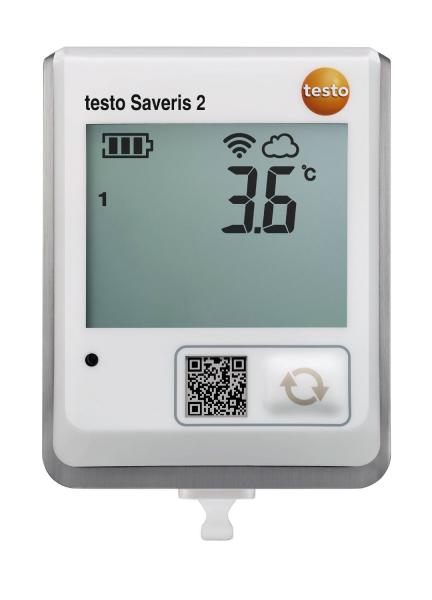 Testo Saveris 2-T1 Temperatur Datenlogger für die Temperaturaufzeichnung in Medikamtenenkühlschränken sowie Laborkühlschränken